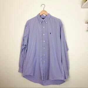 Ralph Lauren Button Down Shirt Blake Cotton Long Sleeve Men's size XL